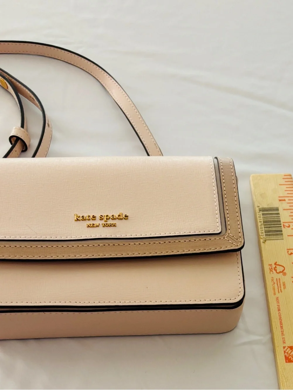 Kate Spade New York Small Colorblocked Pink Purse with Chain Handle